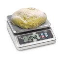 Edelstahl-Tischwaage Max 15 kg | d=5 g Checkweighing-Display auch geeicht  Kern FOB 10K-3LM