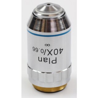 Infinity planachromatisches Objektiv 40 x /0,66 W.D., (0,65 mm) (gefedert)